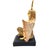 Monumental Egyptian Revival Statue of Goddess Isis With Open Wings and Gold Red Detailing – 21.5" Wide For Sale In San Francisco - Image 6 of 15
