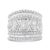 Introducing an exquisite masterpiece, crafted with passion and precision! This .925 Sterling Silver Multi-Row Ring Band is...