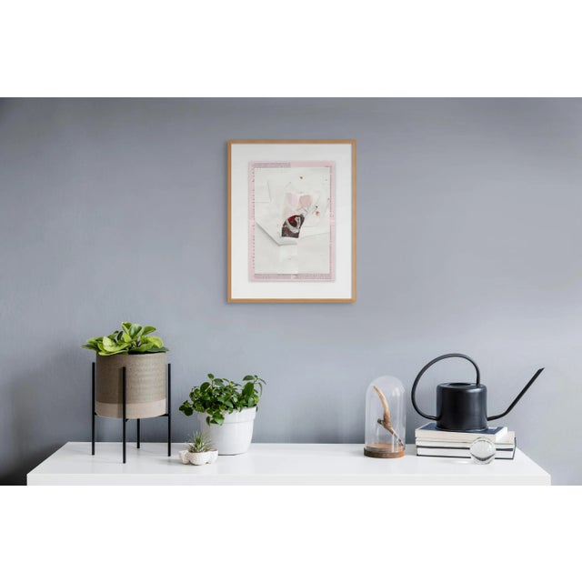 Print, ink, collage on paper Edition: Unique. Unframed. Harald Kröner works thoroughly with paper, of which he is a...