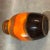 German Orange Ceramic Fat Lava Table Lamp, 1960s For Sale - Image 6 of 10