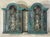Stunning Pair of Vintage Art Deco Brass Verdigris Wall Sconces / Lanterns For Sale - Image 13 of 18