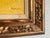 Wood Large Vintage Original Oil Painting by Rj Fowles Wwii Veteran Red Sailing Ship Yellow Ocean Background Framed and Matted For Sale - Image 7 of 11
