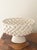 White Vintage White Braided Ceramic Rope Pedestal Bowl / Fruit Bowl, Made in Spain For Sale - Image 8 of 18