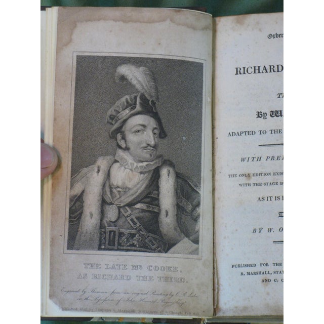Antique Book Oxberry's English Dama Rare Edition 9 Plays C. 1818 Shakespeare Fine Rebinding For Sale - Image 11 of 18
