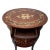 Walnut Coffee Table with Bronzes and Inlays, 1980s For Sale - Image 4 of 8