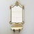 Mid-Century Italian Baroque Style Cream and Gilt Crackled Mirror and Wall Console, 1950s, Set of 2 For Sale - Image 14 of 14
