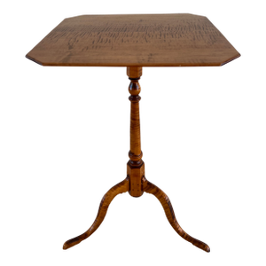 1990s Dr Dimes Dunlap Tiger Maple Candle Stand