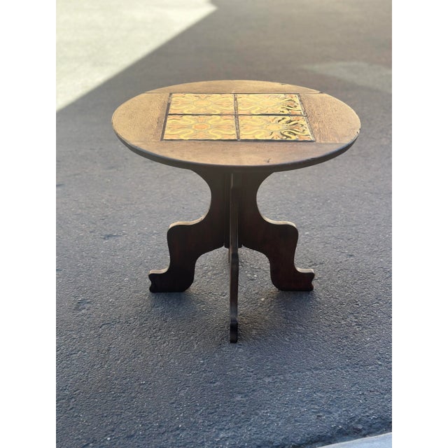 1940s California Tile Top Table For Sale In Los Angeles - Image 6 of 12