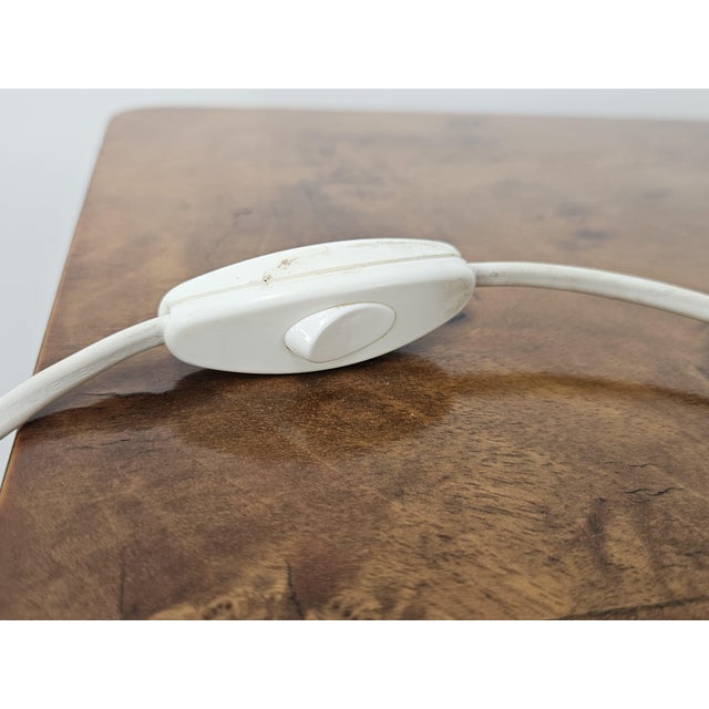 Vintage Table Lamp in Worked Glass and Golden Metal, 1970s For Sale - Image 16 of 18