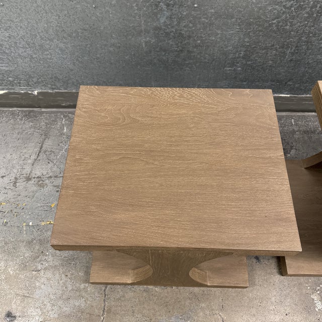 Brownstone Palmer Driftwood End Tables, Pair For Sale - Image 4 of 12