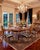 ​Make a striking, grand statement in your dining room or breakfast nook with this sensational set of six Hollywood Regency...