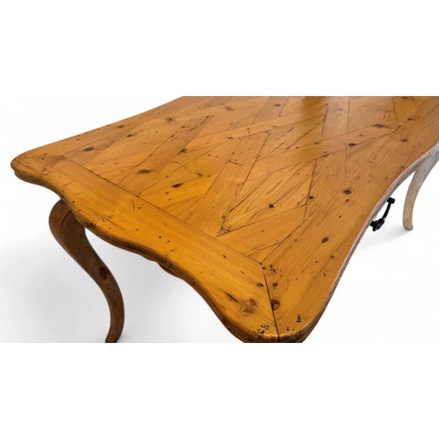 Vintage French Country Pine Desk by United House Wrecking For Sale - Image 11 of 18