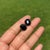 14k Gold 6.97ct Bold Deep Blue Sapphire Stud Earrings With Black Rhodium For Sale - Image 9 of 15