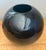 Vintage Black Ceramic Sphere Vase For Sale - Image 17 of 18