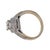 Natural Diamond Halo Engagement Ring, Size 6 For Sale - Image 4 of 7