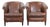 Club Chairs in Cowhide Leather, Set of 2 For Sale
