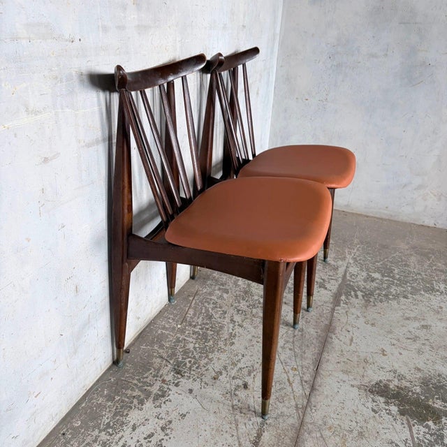 Mid-Century Teak Dining Chairs by Ellliots of Newbury, 1960s, Set of 2 For Sale - Image 4 of 10
