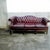 Traditional 1990s Chesterfield Leather Sofa by Brandon Furniture of North Carolina For Sale - Image 3 of 5