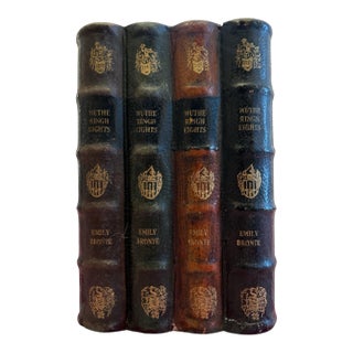 Vintage Faux Book Waste Bin For Sale