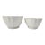 1990s Blanc D’Ivoire Paris White Fluted Bowls – Pair of 2 For Sale