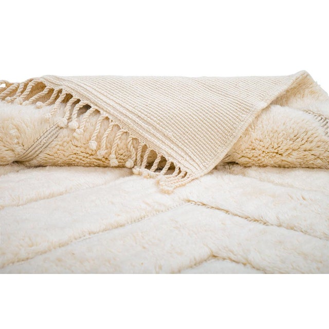 Hand-Knotted Wool Rug by Azele Studio For Sale - Image 6 of 12