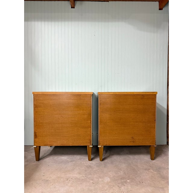 Wood Mid 20th Century Nightstands by Century Furniture - A Pair For Sale - Image 7 of 10