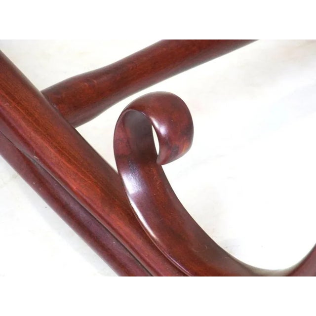 Brown Limited Edition No. 1 Rocking Chair from Thonet, 1993 For Sale - Image 8 of 10