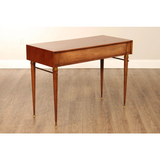 Mid 20th Century Mid-Century Modern Walnut Writing Desk For Sale - Image 12 of 12