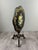 19th Century Napoleon III Lacquered Pedestal Table with Floral Decoration For Sale - Image 4 of 12