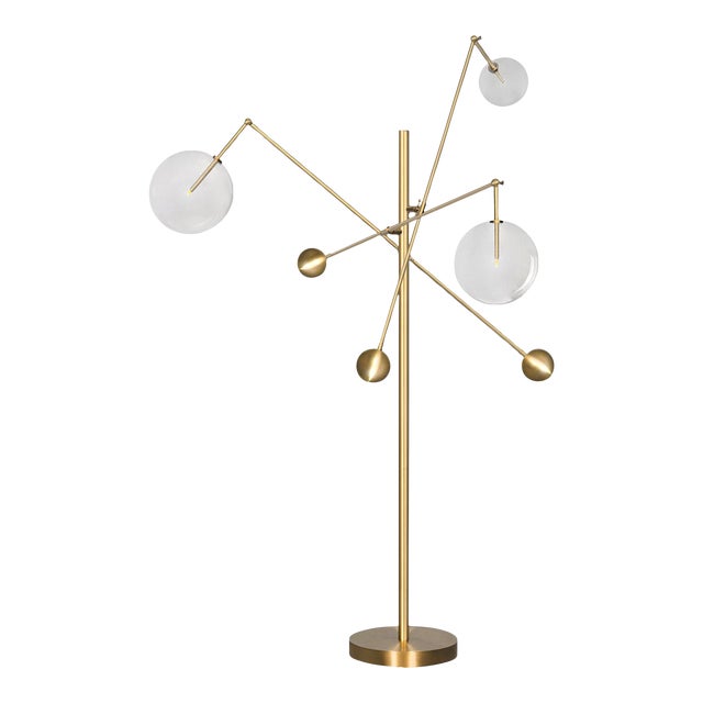 Milan 3 Arm Floor Lamp For Sale