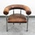 1960s Mid Century Danish Modern Lounge Chair Brown Leather Round Back Steel Cobra Seat For Sale - Image 12 of 12