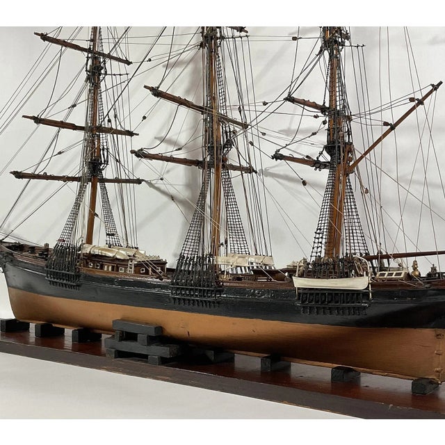Antique Model of Clipper Ship Nightingale For Sale - Image 11 of 12