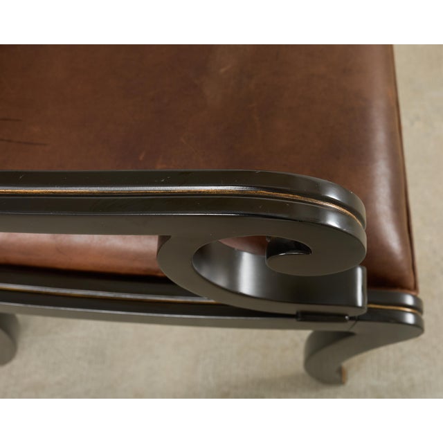 Ralph Lauren English Regency Style Alastair Library Chair For Sale - Image 14 of 18