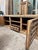 Mid-Century Modern Vintage Hand-Carved Solid Wood Sideboard | Rustic Buffet Credenza Tv Console For Sale - Image 3 of 8