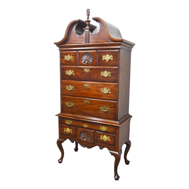 Henkel Harris Mahogany Highboy For Sale