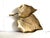 Vintage Gold Metal Leaf Tray For Sale - Image 9 of 10