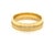 Metal Mid 20th Century Tiffany T Diamond 18k Yellow Gold 5.5mm Wide Band Ring Size 9.5 For Sale - Image 7 of 9