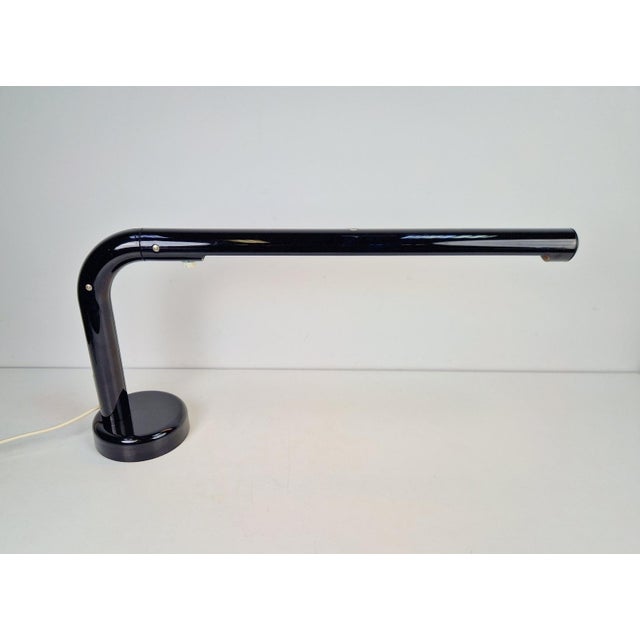 Black Vintage Black Tube Desk Lamp by Anders Pehrson for Atelje Lyktan, 1970s For Sale - Image 8 of 13