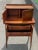 1960s Vintage Mid Century Danish+Teak Secretary Desk For Sale - Image 4 of 9