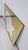 Mid-Century Modern Mirror with Shaped Yellow Decoration, 1990s For Sale - Image 3 of 7