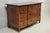 Antique Italian Biedermeier Burr Walnut 3 Drawer Commode Dresser Chest of Drawer For Sale - Image 4 of 18