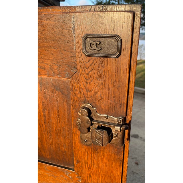 Rustic European Jam Cupboard For Sale - Image 10 of 11