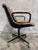 Charles Pollock Pair of Charles Pollock for Knoll – Vintage Executive Office Chairs in Cognac Leather (Swivel + Rolling) For Sale - Image 4 of 8