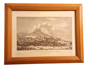 Louis Despréz, The Castle and the City of Catania, 1800s, Archival Pigment Print