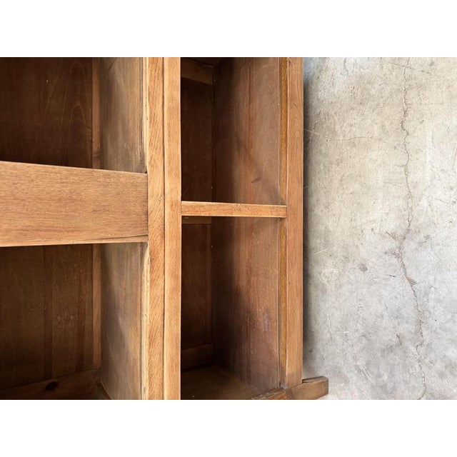 Wood Early 20th Century Oak Display Cabinet For Sale - Image 7 of 13