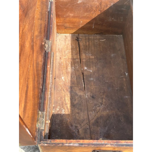 Large Camphor Wood Campaign Trunk, 1880s For Sale - Image 12 of 13