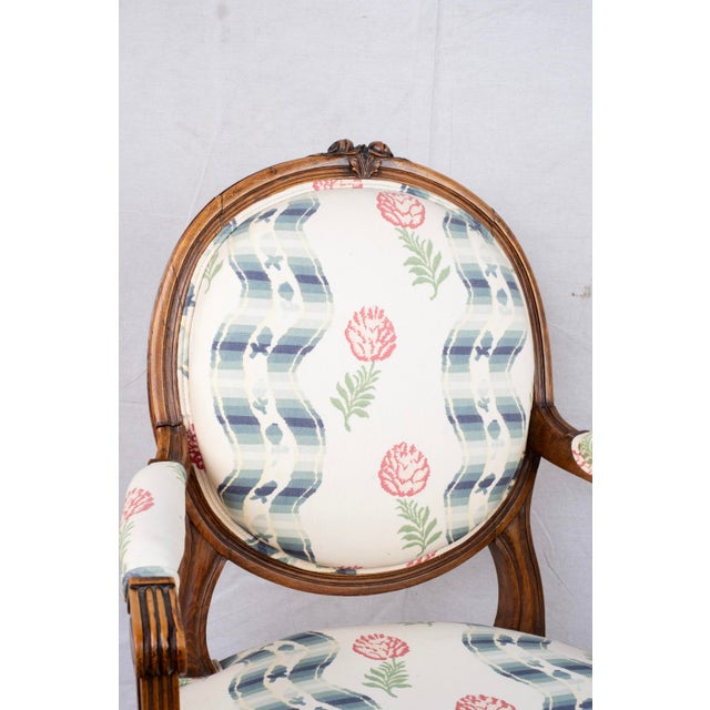 Pair of Antique French Armchairs For Sale - Image 4 of 9