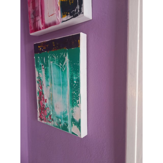 Contemporary Framed Abstract Painting by Diane Grant For Sale - Image 6 of 11