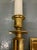 Metal Remains Lighting Eric Twin Sconce in Unlacquered Brass For Sale - Image 7 of 11