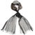 Indian Aurora Black/Bisque Chevron Scarf For Sale - Image 3 of 3